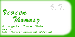 vivien thomasz business card